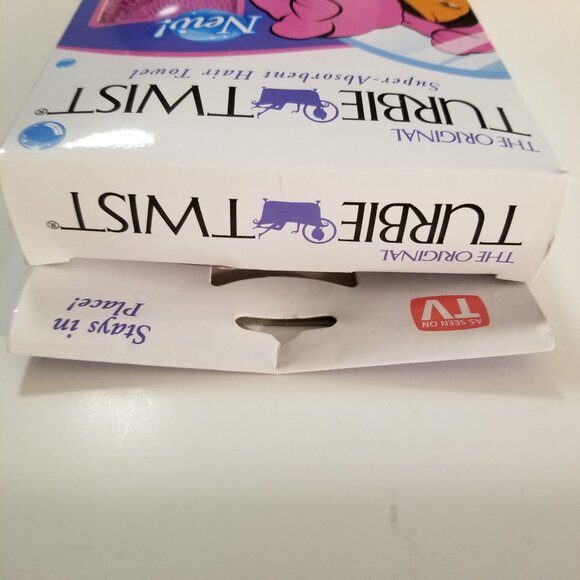 NIB Pink Turbie Twist Microfiber Hair Towel Fast Drying Absorbent Lightweight - Picture 5 of 9